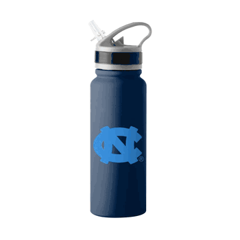 North Carolina Tar Heels Logo 25oz Stainless Single Wall Flip Top Bottle