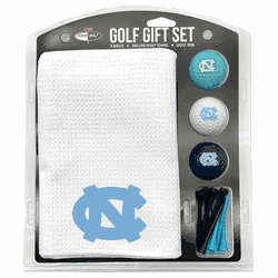 North Carolina Tar Heels Microfiber Towel Gift Set - 16 x 40 (White)