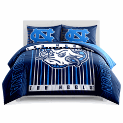 North Carolina Tar Heels Momentum Bedding Comforter Set F/Q