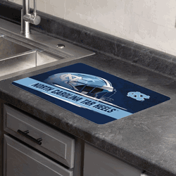 North Carolina Tar Heels NCAA Concrete Dish Drying Pad 15x20 inches