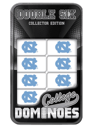 North Carolina Tar Heels NCAA Dominoes