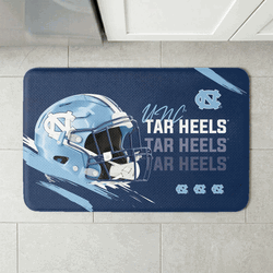 North Carolina Tar Heels NCAA Painted Embossed Floor Mat 18x30 inches