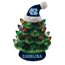 North Carolina Tar Heels Ornament Christmas Tree LED 4 Inch