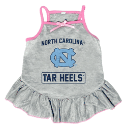 North Carolina Tar Heels Pet Dress Grey Type Medium