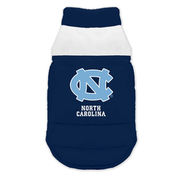 North Carolina Tar Heels Pet Parka Puff Vest XL