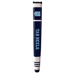 North Carolina Tar Heels Putter Grip (Colored with white stripes)