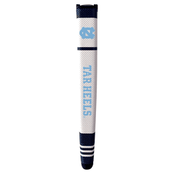 North Carolina Tar Heels Putter Grip (White with colored stripes)