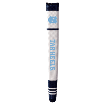 North Carolina Tar Heels Putter Grip (White with colored stripes)