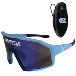 North Carolina Tar Heels Shield Sunglasses with Visor Clip