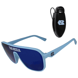 North Carolina Tar Heels Shield Sunglasses with Visor Clip