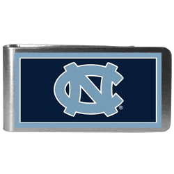 North Carolina Tar Heels Steel Logo Money Clips