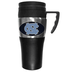 North Carolina Tar Heels Steel Travel Mug w/Handle