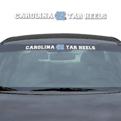 North Carolina Tar Heels Sun Stripe Windshield Decal 3.25 in. x 34 in.