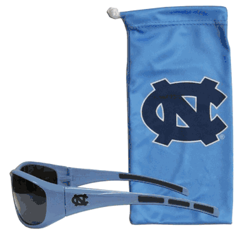 North Carolina Tar Heels Sunglass and Bag Set
