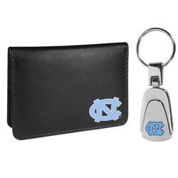 North Carolina Tar Heels Weekend Bi-fold Wallet & Steel Key Chain