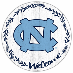 North Carolina Tar Heels Welcome 12in Circle