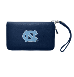 North Carolina Tar Heels Zip Organizer Wallet Pebble Navy