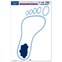 North Carolina Tarheels Ultra Decal 11in x 17in Heel Logo