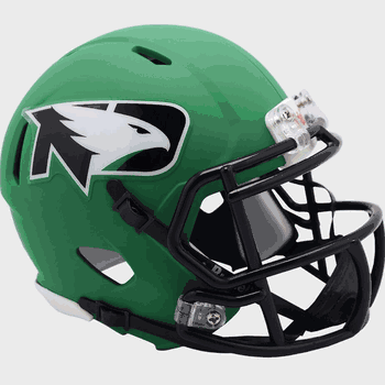 North Dakota Fighting Sioux NCAA Mini Speed Football Helmet 2021 Flat Green
