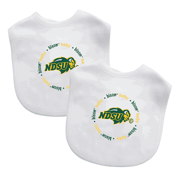 North Dakota State Bison Baby Bibs 2-Pack