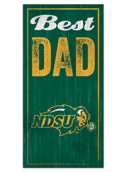North Dakota State Bison Best Dad Sign