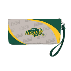 North Dakota State Bison Curve Zip Organizer Wallet