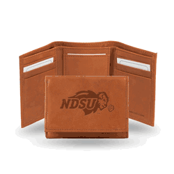 North Dakota State Bison Embossed Lthr Trifold