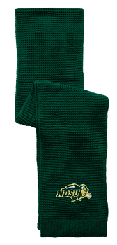 North Dakota State Bison Full Color Waffle Scarf