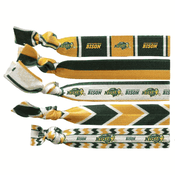 North Dakota State Bison Knotted Hair Tie