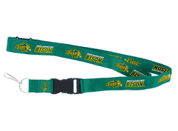 North Dakota State Bison Lanyard - Green