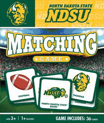 North Dakota State Bison NCAA Matching Game