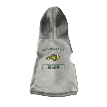 North Dakota State Bison Pet Hooded Crewneck Type XS