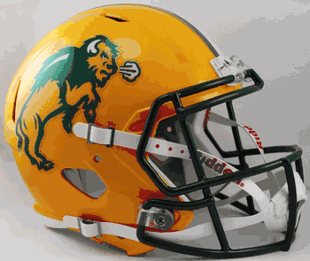 North Dakota State Bison Speed Replica Full Size Football Helmet