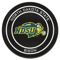 North Dakota State Hockey Puck Rug - 27in. Diameter