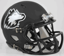 Northern Illinois Huskies NCAA Mini Speed Football Helmet Matte Black