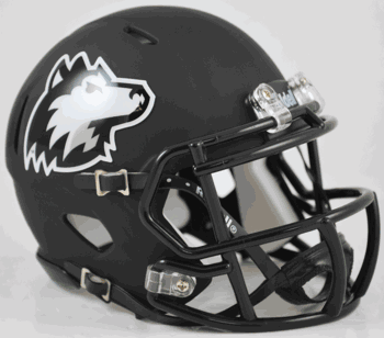 Northern Illinois Huskies NCAA Mini Speed Football Helmet Matte Black