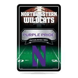 Northwestern Wildcats  11" x 17" Home Decor Sign