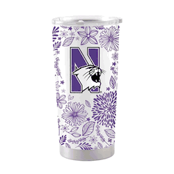 Northwestern Wildcats 20oz Botanical Stainless Tumbler