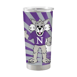 Northwestern Wildcats 20oz Mascot Stainless Tumbler