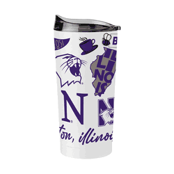 Northwestern Wildcats 20oz Native Powder Coat Tumbler