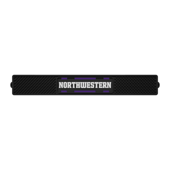 Northwestern Wildcats Bar Drink Mat - 3.25in. x 24in.