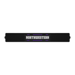Northwestern Wildcats Bar Drink Mat - 3.25in. x 24in.