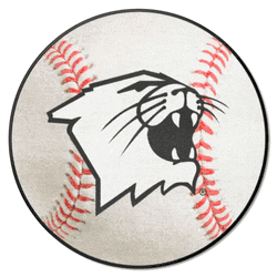 Northwestern Wildcats Baseball Rug - 27in. Diameter