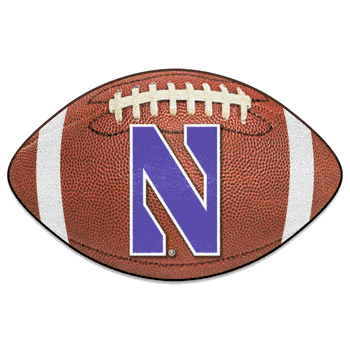 Northwestern Wildcats Football Rug - 20.5in. x 32.5in.