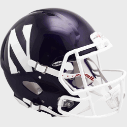 Northwestern Wildcats Full Size Authentic Speed Football Helmet