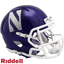 Northwestern Wildcats NCAA Mini Speed Football Helmet