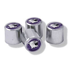 Northwestern Wildcats Valve Stem Caps