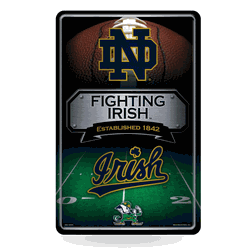 Notre Dame Fighting Irish  11" x 17" Home Decor Sign