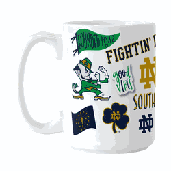 Notre Dame Fighting Irish 15oz Native Sublimated Mug