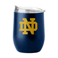 Notre Dame Fighting Irish 16oz Flipside Powder Coat Curved Beverage